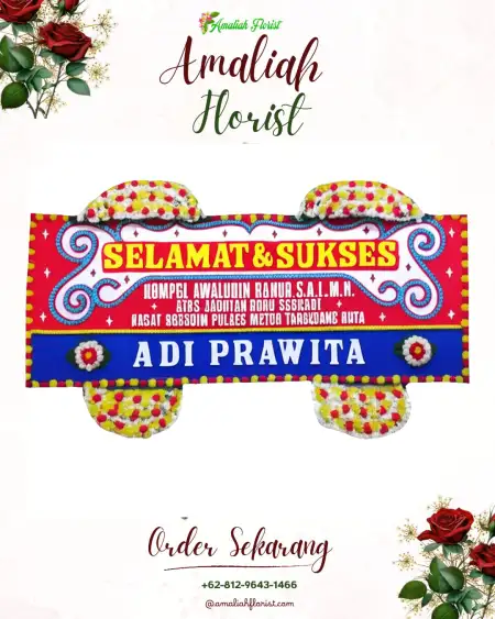 Papan Bunga Ucapan Selamat Ciagel