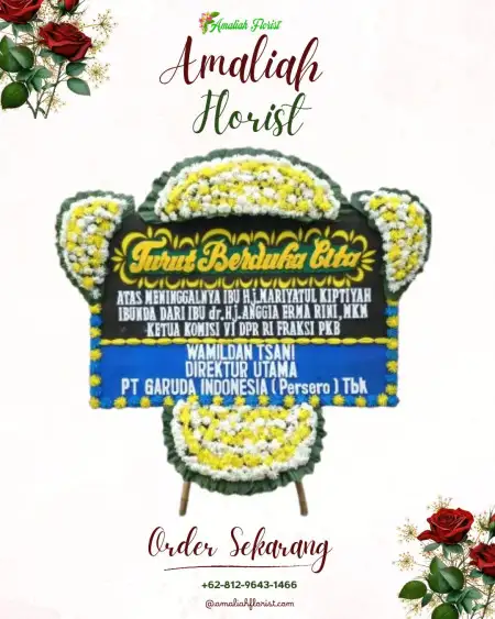 Papan Bunga Duka Ciagel