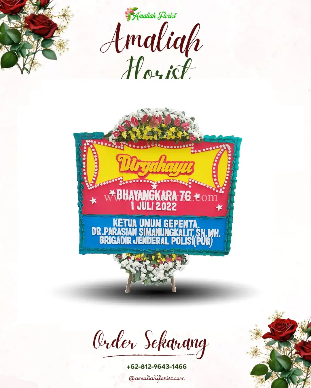 Papan Bunga HUT Ulang Tahun Ciagel